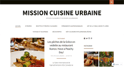 Desktop Screenshot of missioncuisineurbaine.com