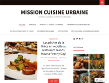 Tablet Screenshot of missioncuisineurbaine.com